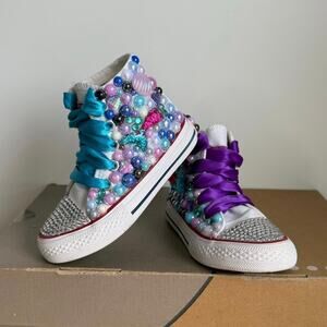 Converse Chuck Taylor Custom Toddler Sneakers - SZ 9 C